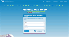Desktop Screenshot of abccartransport.com